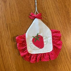 Vintage fly swatter cover 🍓🍓🍓